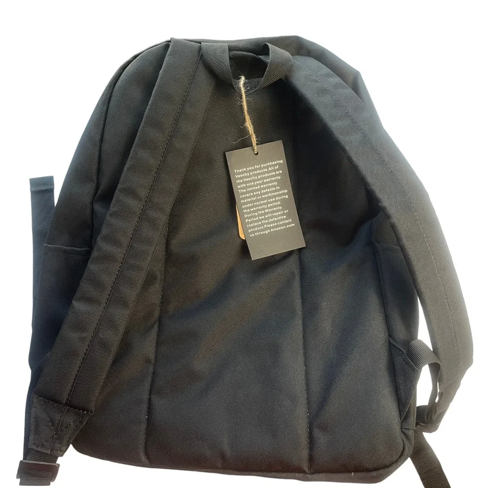 Vaschy Black Book Bag